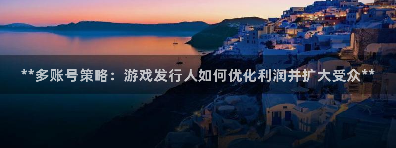 新航娱乐公司扣费流程详解表图片：**多账号策略：游戏发行人如何优化利润并扩大受众**
